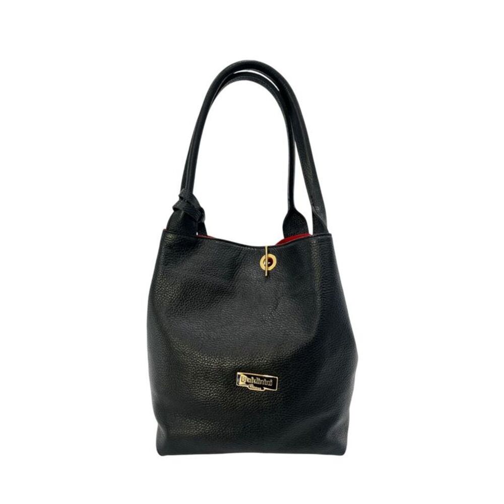 Baldinini Trend Black Cow Women Shoulder Women's Bag